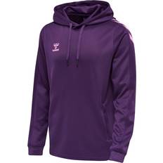 Hummel Men Jumpers Hummel Core Xk Poly Sweat Hoodie - Acai