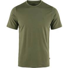 Fjällräven Herr T-shirts Fjällräven Mens Abisko Wool S/S Grön LAUREL GREEN/625 XX-large