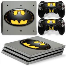 Batman PS4 PRO PVC Stickers for Console + 2 Controllers