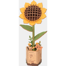 Modeller & byggesett Robotime Rolife DIY Wooden Flower 3D-puslespill Treblomst TW011