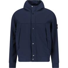 Stone island soft shell Stone Island Light Soft Shell R Hooded Jacket - Navy