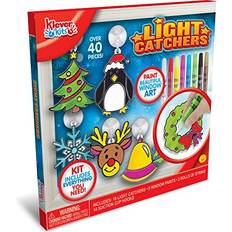 Christmas 18 PCS Window Sun Catchers DIY Paint Art and Craft Kit Art Project Set