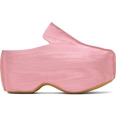 45 - Rosa Holzschuhe JW Anderson Pink Moiré Platform Clogs 19071-660-MEDIUM PIN IT