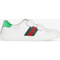 Gucci Boys Gr.white/vrv/ros/b.s Kids New Ace Leather Trainers Eur Adult