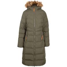 Trespass 18, Dark Vine Womens Padded Jacket Longer Length Audrey Green