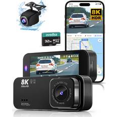 Ovedisa Dash Cam Front and Rear,8K Full UHD Dual Dash Camera