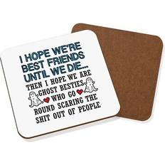 Square Coasters Gift Base I hope we friends Untersetzer