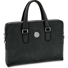 Women Briefcases Jardine Women's Silver Roberts Wesleyan Redhawks Leather Briefcase