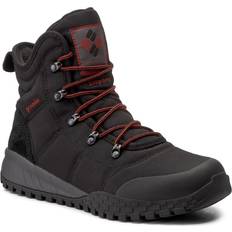 Columbia Fairbanks Waterproof Omni-Heat Snow Boots - Black/Rusty