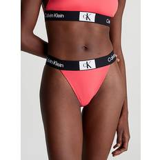 Clothing Calvin Klein High Waisted Bikini Bottoms CK96 Pink