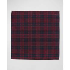 Black Handkerchiefs Trafalgar Silk Blackwatch Plaid Pocket Square