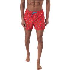 Happy Socks Flamingo Swimshorts Red, Male, Tøj, Badetøj, Svømning, Rød