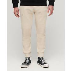 Superdry Herren Essential Jogginghosen mit Logo Beige Größe: Beige