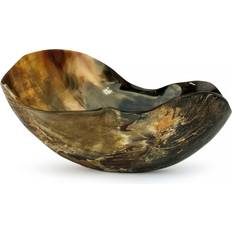 Black Bowls Regina Andrew Design Black Horn Decor Piece Cuenco