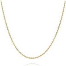 Spero London Sterling Silver Rope Chain Necklace