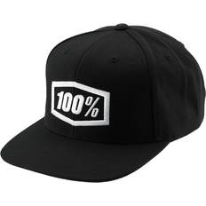100% ICON Snapback Cap Black