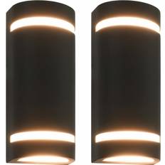 Garten Living LED-Außenwandleuchte 2-flammig Newbill Wandlampe