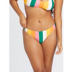 Mujer Bikinis Volcom Along Those Lines Full Bikini Bottom - Multi