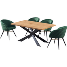 Gold Dining Sets Life Interiors Vittorio Duke LUX Dining Set
