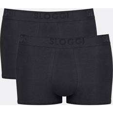 Sloggi men Herren FREE Evolve Hipster 2P Retroshorts, Black