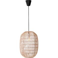 Rattan Pendant Lamps Hykkon Mackenzie Natural Rattan/ Pendant Lamp