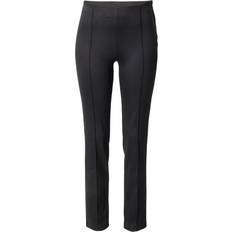Monki Tailored Cigarette Trousers with Split Hem - Black