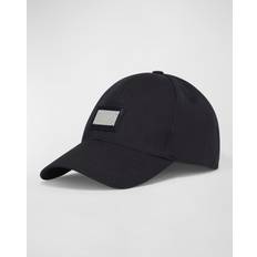 Dolce & Gabbana Black Caps Dolce & Gabbana Logo Plate Baseball Cap