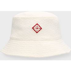 White Hats Casablanca Diamond Logo Bucket Hat - White