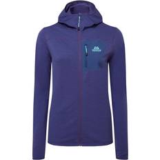 Mountain Equipment Oberbekleidung Mountain Equipment Women's Lumiko Hooded Jacket Fleecejacke Gr blau