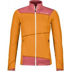 Orange - Trainingsbekleidung Oberbekleidung Ortovox Damen Fleece Light Jacke orange