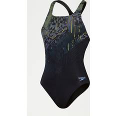 XXS Maillots de bain Speedo Maillot de bain Femme Imprimé numérique Medalist noir