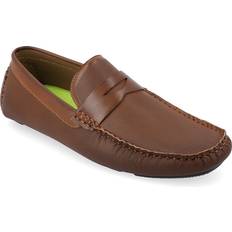 Men - Platform Loafers Vance Co. Isaiah - Dark Brown