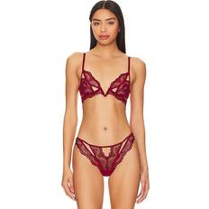 Thistle and Spire Kane V-wire Bra in Red. also in 32B, 32C, 32D, 34B, 36B, 36C, 36D Ruby