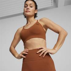 Donna - Naturale - Sì Abbigliamento Puma Move Shapeluxe Fitness Senza Cuciture - Brown