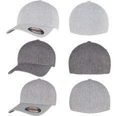 Viscosa Gorras Flexfit Gorra - Gris Oscuro