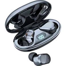 Dechoicelife a-black Tiny Wireless Headphone, Small Case