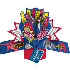 Party Supplies Second Nature On Your First Father's Day Super Dad Pop Up Card New Dad Greeting Card