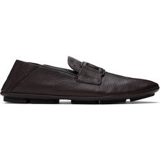 Dolce & Gabbana Laced Loafers Dolce & Gabbana Brown Deerskin Driver Loafers