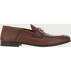 Ferragamo 45 Skor Ferragamo Brown Hardware Loafers CIOCCOLATO BISCOTTO