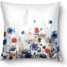 KEROTA Decorative Spring Abstract Watercolour Flowers Cushion Cover