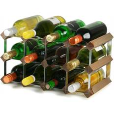 12 Bottle Winerack Assembled Dark Oak