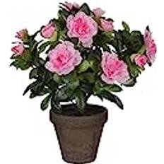 Gråa Konstgjorda växter Mica Decorations Azalea polyester Konstgjord växt