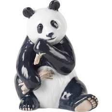 Royal Copenhagen Spisende Panda 18 cm Dekorationsfigur