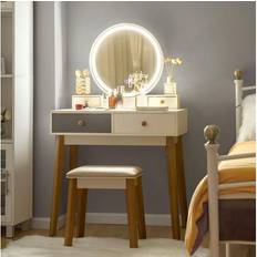 Costway Vanity 3 Modes MakeUp Dressing Table