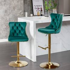 Gold Seating Stools Simplie Fun Golden