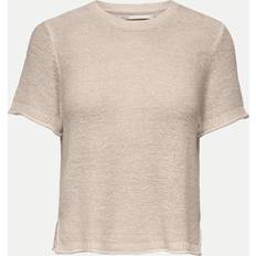 Akryl T-shirts Only Onlsunny Pullover - Taupe