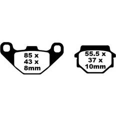 Ebc Fa-tt Series Carbon Fiber Offroad Fa067tt Brake Pads