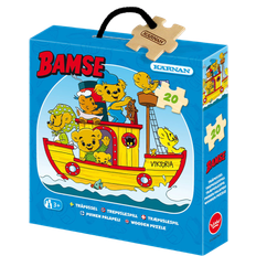 Bamse Träpussel 20 bitar Spel & pussel Unisex ONESIZE