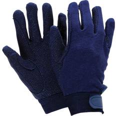 Blue - Equestrian Gloves Dublin Small, Navy Track Riding Gloves Blue