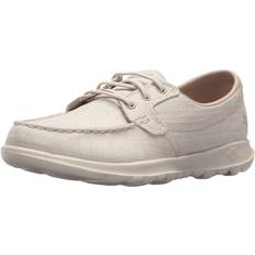 Skechers Women Boat Shoes Skechers womens go Walk Lite 15433 Boat Shoe, Taupe